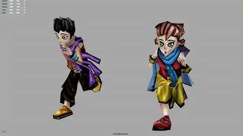 Cartoon run cycle for an iPhone game