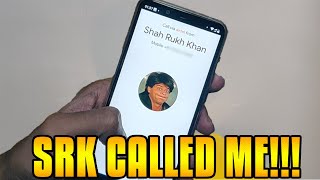 I GOT A CALL FROM SHAH RUKH KHAN! (1000 SUBSCRIBERS SPECIAL VIDEO + GIVEAWAY)