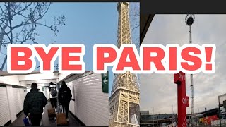 The End of Vacation! Bye Paris.#endofvacation #byeparis #Backtomallorca