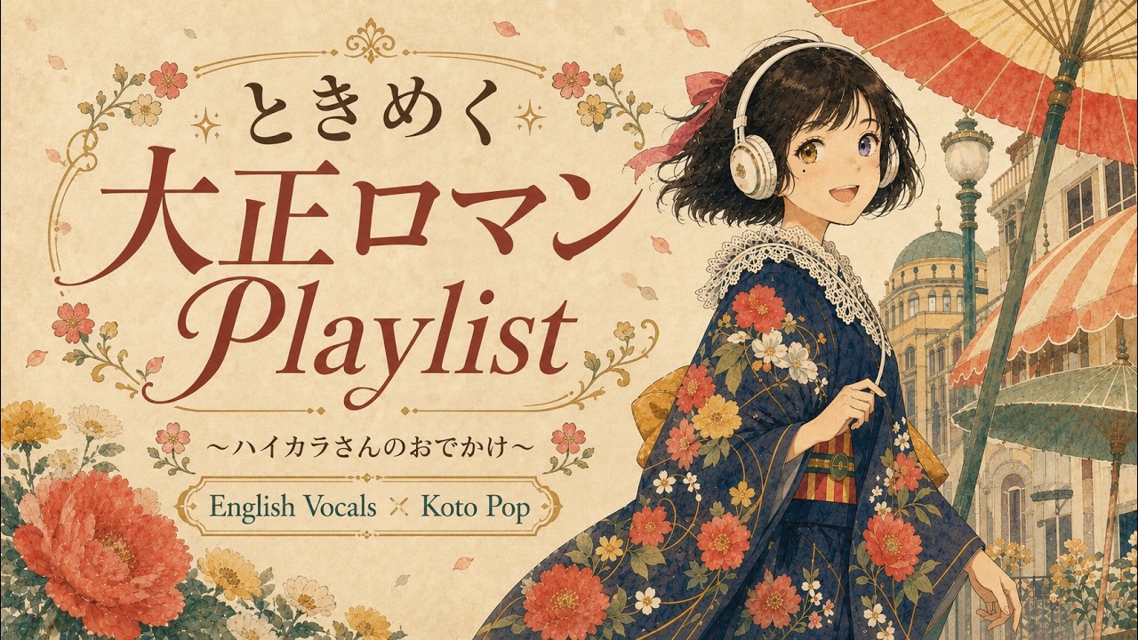 大正浪漫POP 洋楽Playlist】Retro Japanese Pop with English Vocals