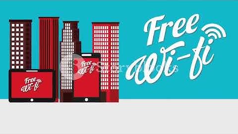 Wifi connection design, video animation