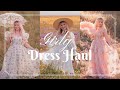 GIRLY DRESS HAUL | Feminine Clothing Brands &amp; Princess Gown Try On