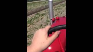 Plowing with my 1950 Farmall cub 5-7-16