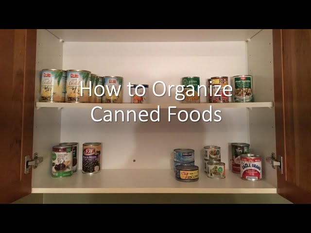 Mum's organising hacks: How to store cans in your kitchen pantry