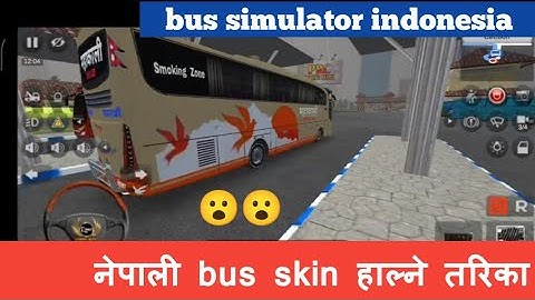 how to add nepali bus skin in bus simulator indonesia | bus skin कसरि हाल्ने ।