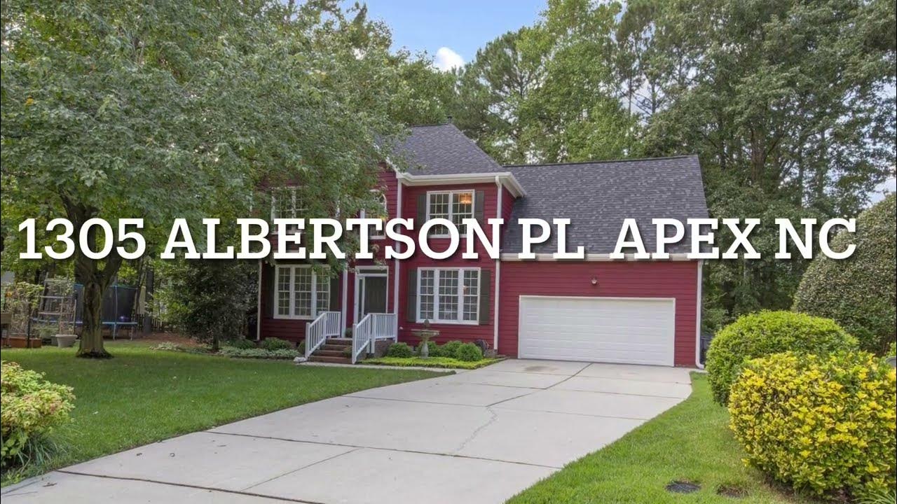 1305 Albertson Pl Apex NC YouTube