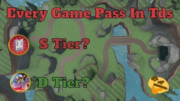 Ranking Every Tds Gamepass