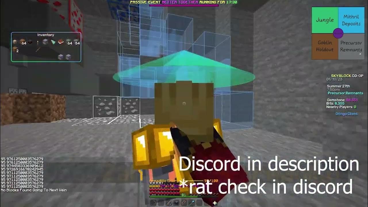 ARMADILLO MACRO Hypixel Skyblock Mighty Miner YouTube