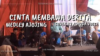 CINTA MEMBAWA DERITA - VERSI TERBANG BAJIDOR COVER BY ALHUDA VOICE (VIDEO LYRIC)