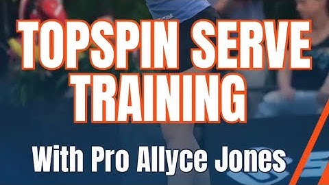 Strong Serves, Check! 💪 Learn how to do a Topspin Serve w/ Pro Allyce Jones #pickleroll #pickleball