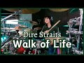 Walk of life  dire straits  drum cover by kalonica nicx