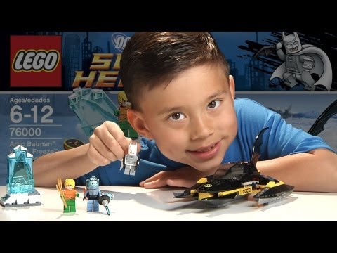 ARCTIC BATMAN vs. MR. FREEZE - Lego Super Heroes Set 76000 Time-lapse Build, Review & Stop Motion