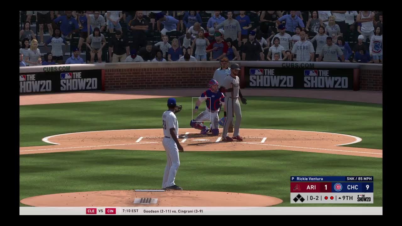 MLB The Show 20 Cubs VS Diamondbacks July 20 2023 Season YouTube
