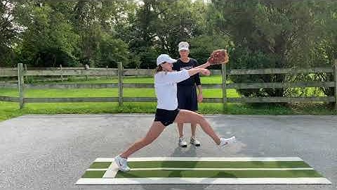 Softball Pitching: Crow Hopping