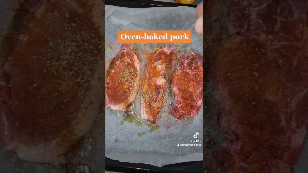 Easy Oven Baked Pork Recipe