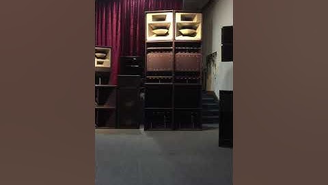 Sound Check of TPA Dance Stack System Techno Sound System Club System Rave Party EDM Free Party