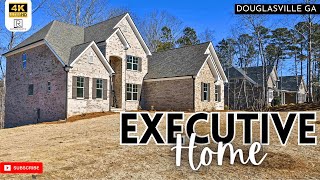 Brand New Executive Home for Sale in Douglasville GA on a Full Unfinished Basement