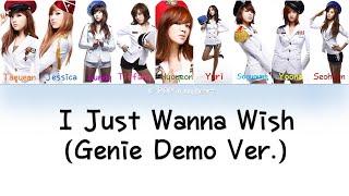 Girl's generation( 소녀시대)- I just wanna wish (genie demo)(GENIE 2nd Ver.) [Colour Coded]  Han|Rom|Eng