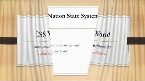 Nation State System