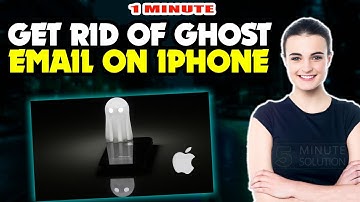 How to get rid of ghost email on iphone 2024 || [ Easy Solution ]