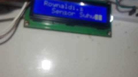 Sensor suhu menggunakan LM35 di arduino uno