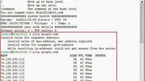 How to use Trace route & Ping in Mikrotik Router