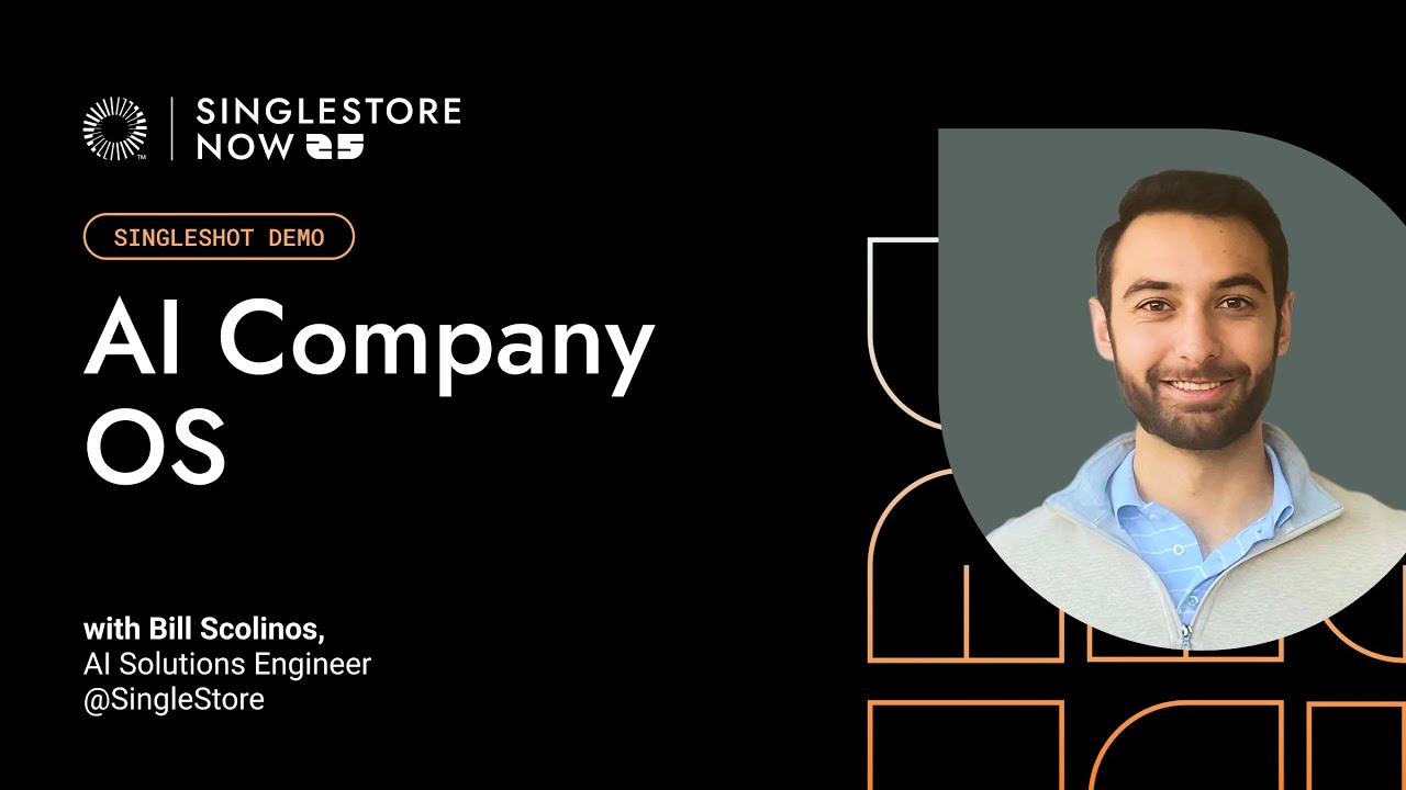 Revolutionizing E-Commerce: SingleStore NOW 2025 Demo – Real-Time AI Agents & Operations