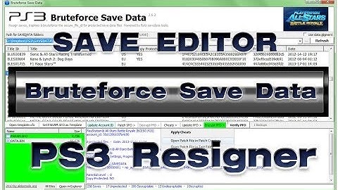 (¯`·._.·[PS3] - BruteForce Savedata 4.7.4]·._.·´¯) FUNCIONA -TESTADO - SAVE EDITOR / MODS