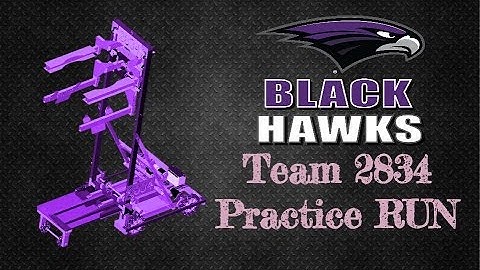 FRC Team 2834 (Bionic Black Hawks) - Robot Practice 2015