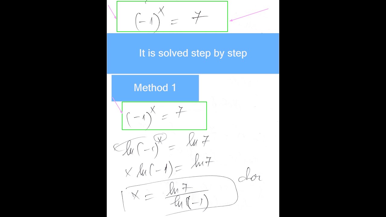 Complex exponential equation - C5 #shortvideo - YouTube
