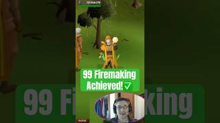 99 Firemaking! 2267 Total! #shorts #osrs #fyp