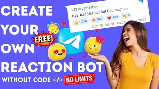 How to Create Unlimited Auto Reaction Bot on Telegram Without Coding | Full Tutorial