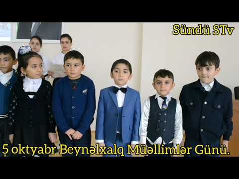 5 oktyabr Beynəlxalq Müəllimlər Günü