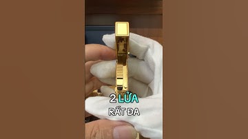 #St-Dupont L2 bọc vàng vân sọc đứng #batlua #dupont #cartier #dunhill #luxury #xuhuong #tuannguyen