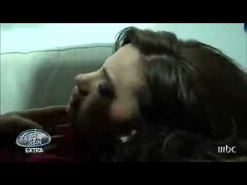 سقوط شيرين اللجمي على مسرح Arab Idol 