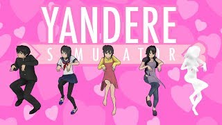 Yandere Simulator Intro Cutscene But Everyone Is Doing The Default Fortnite Dance.