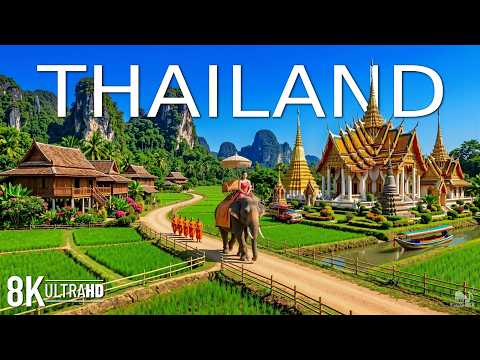 THAILAND 8K UHD | Best Places to Visit in Thailand | Bangkok, Phuket, Krabi & Paradise Islands