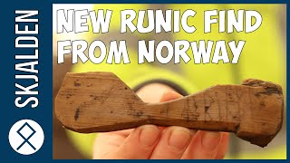 Another piece of wood with a runic inscription found in Norway