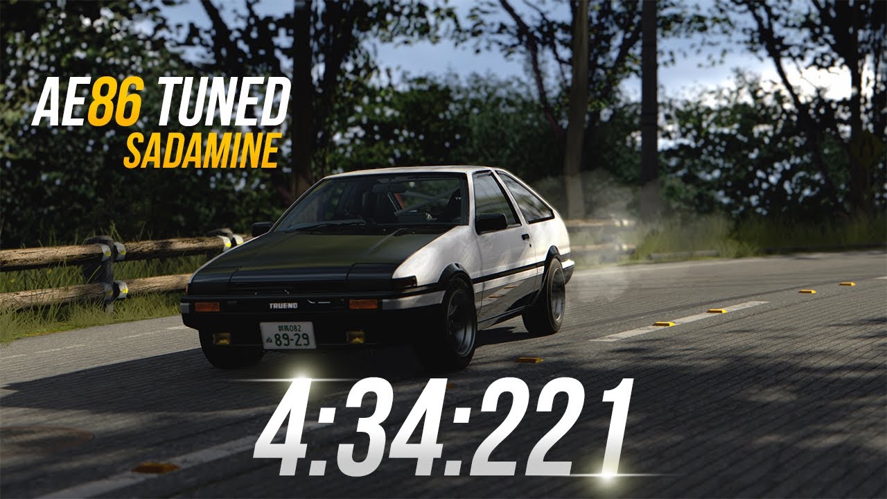 Sadamine Downhill, AE86 Tuned, 4:34:221 | Assetto Corsa