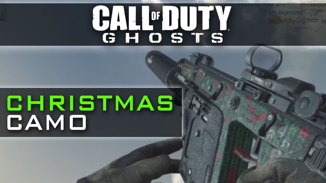 CoD Ghosts CHRISTMAS CAMO - DLC Camos