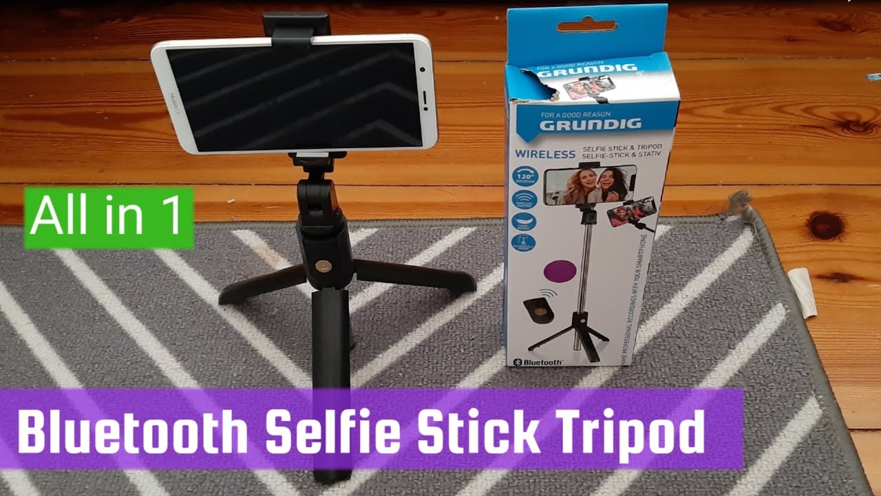 Bluetooth Selfie Stick Tripod With Remote For iPhone & Android