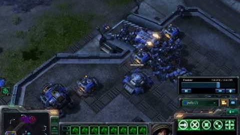 Starcraft 2 Zerg vs Terrran Burrow Trap