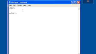 HTML TUTORIAL - HTML Introduction - Lesson 1