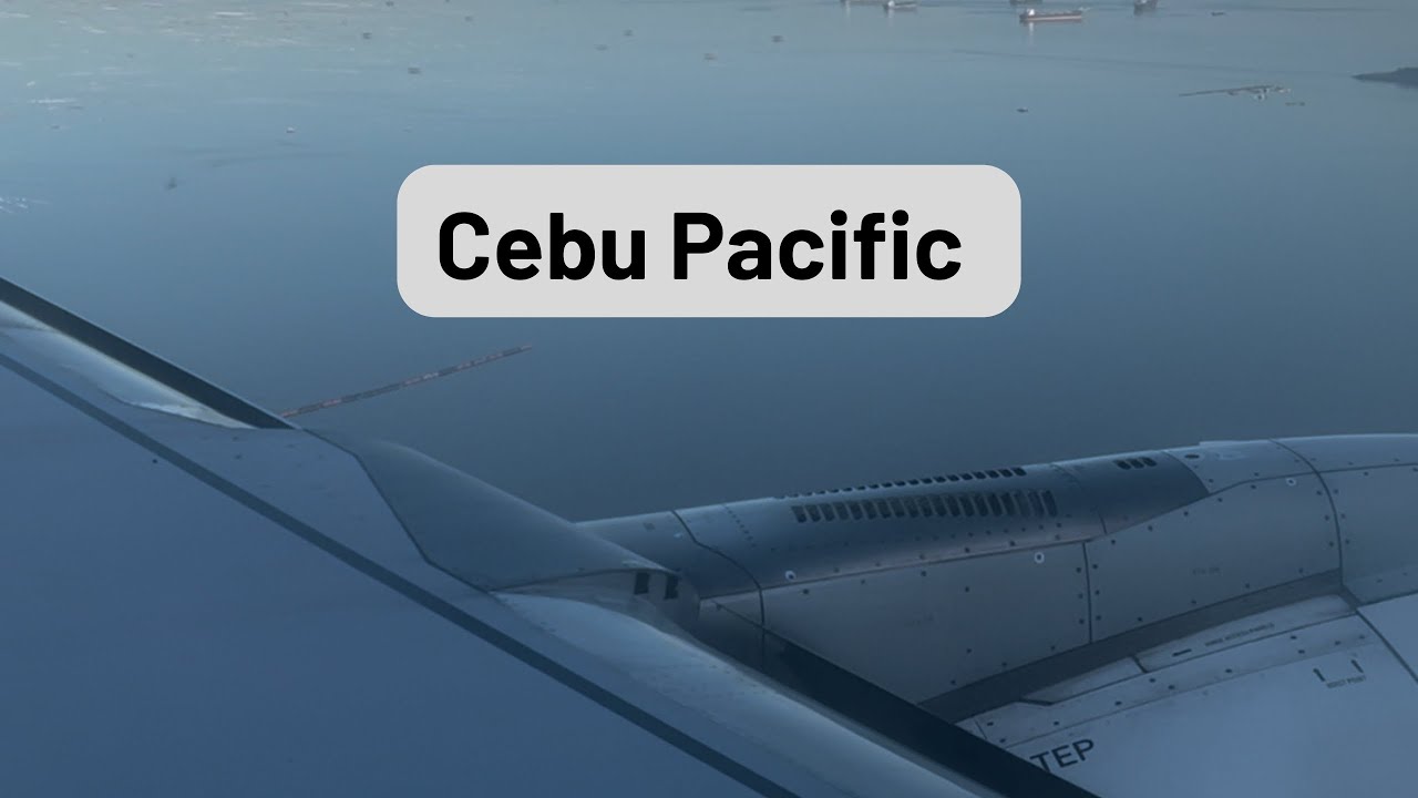 Cebu Pacific landing at NAIA - YouTube