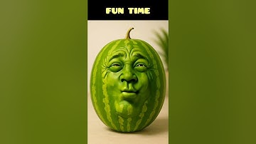 Watermelon Tastes Itself…and LOVES It! 🍉😂 Funny AI Fruit Animation #shorts #viralshorts #shortsfeed