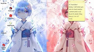 |MMD| How to make 2 model dance and load camera,motion,wav