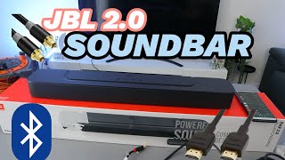 How to Hook up JBL 2.0 Compact Soundbar To TV With Optical, HDMI ARC, and Bluetooth