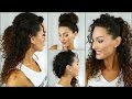 EASY Back to School Curly Hairstyles