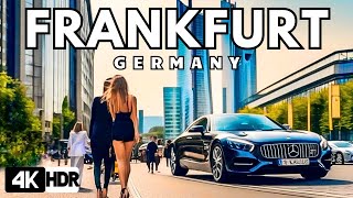 Exploring Frankfurt in Stunning 4K HDR | A Walk Through Germany's Dynamic Metropolis Part 1