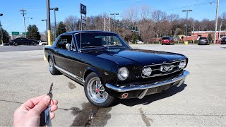 1966 Ford Mustang GT: Start Up, Exhaust, Test Drive and Review